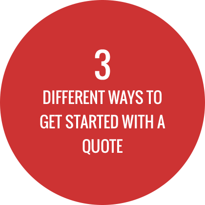 3 Different Ways to Get Started With a Quote